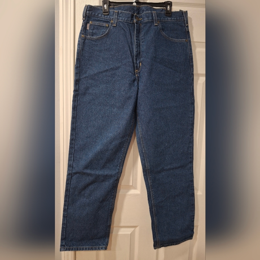Carhartt Men's Straight Leg Jeans - Dark Blue